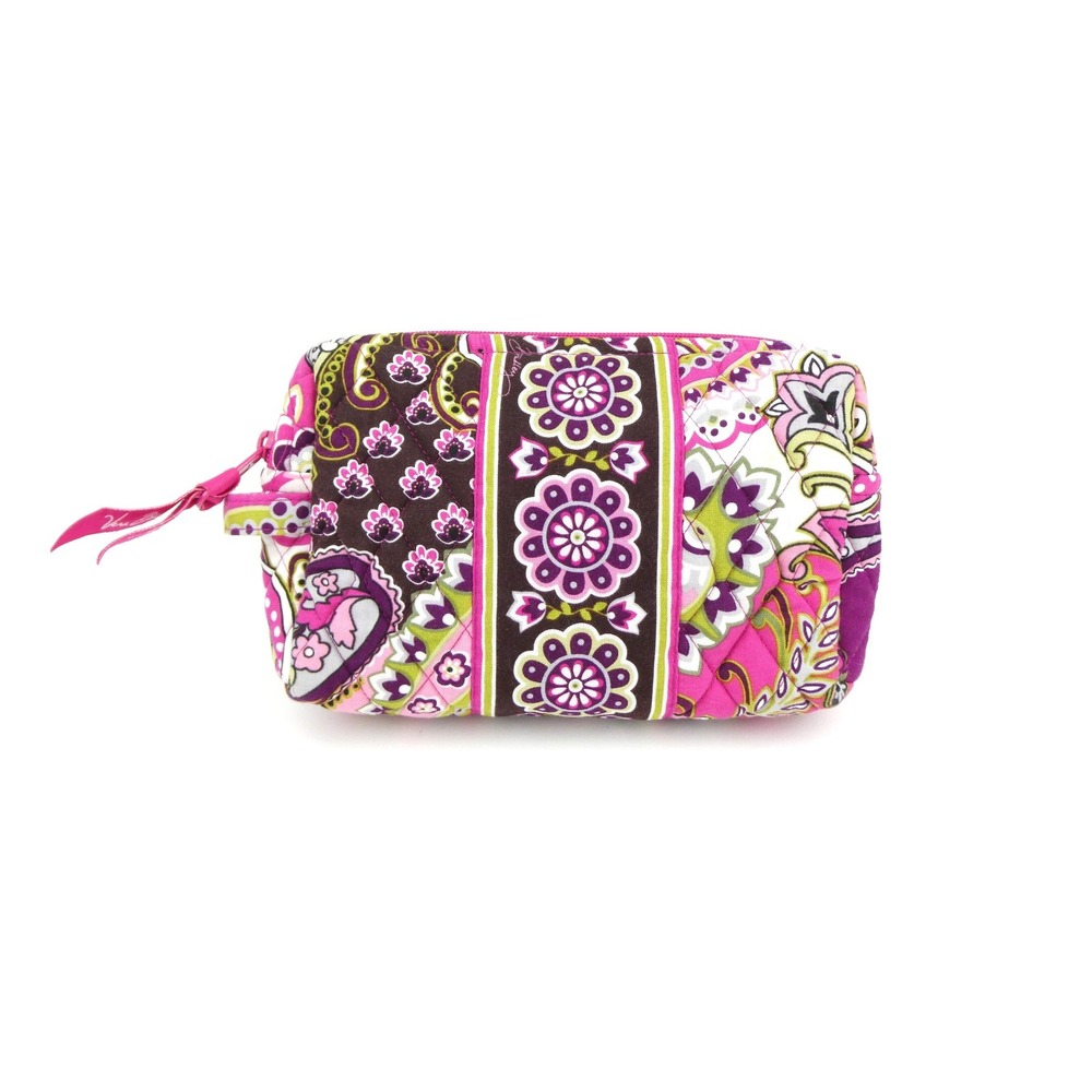 Vera Bradley Very Berry Paisley Medium Cosmetic Case